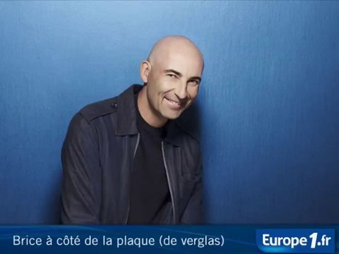 Brice à coté de la plaque (de verglas)