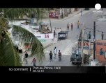 Haitians protest over election elections - no comment