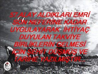 Çanakkale kahramanları 57.ALAY