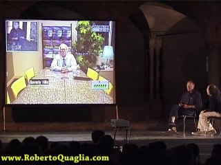 Robert Sheckley teleconference with Ray Bradbury in Bergamo