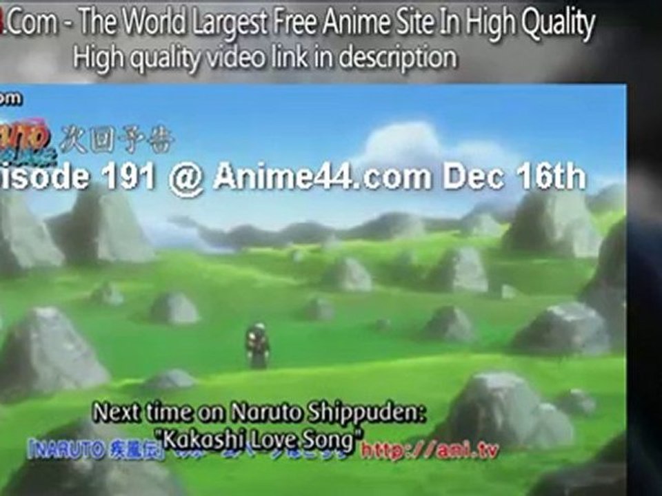 Naruto Shippuden 191 Preview