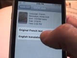 Sakhr Software USA - iPhone Mobile OCR Translator Demo