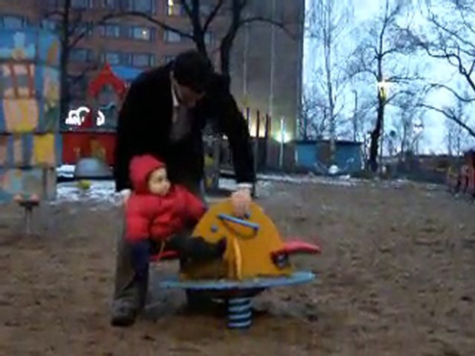 Au parc à Tampere avec Papa