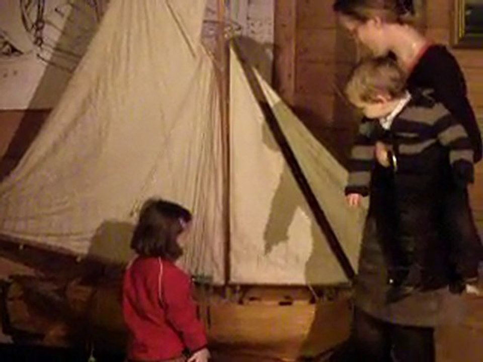 Au musée maritime de Turku avec Maman