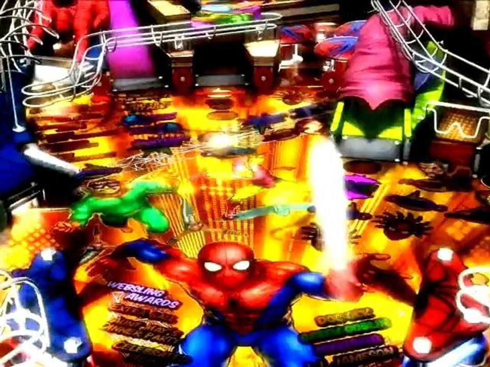 Marvel Pinball Trailer Spider Man