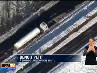 BFMTV survole l’Ile-de-France enneigée