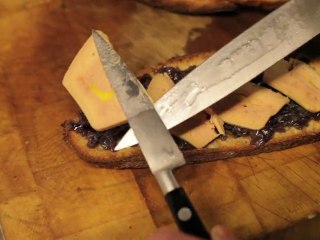 Tartine de foie gras de canard