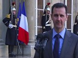 Le président syrien Bachar al-Assad à Paris