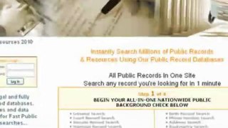 Public Records : Background Check | Criminal Record