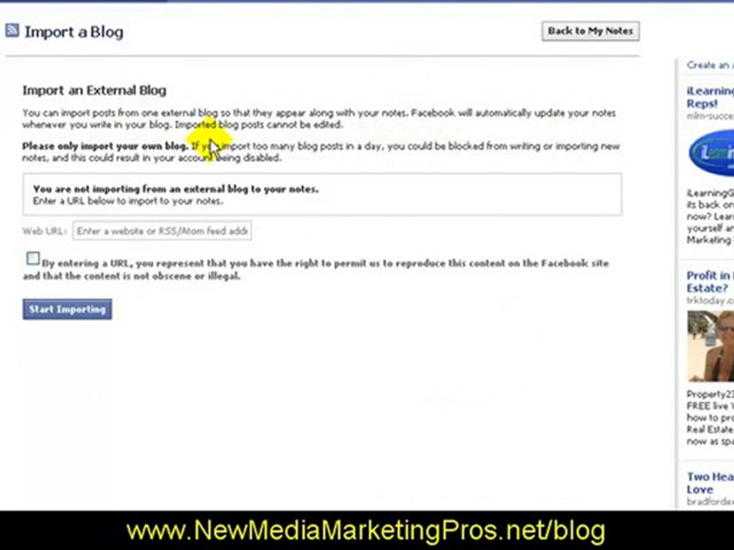 ⁣How to add your blog post to your facebook page by New Media