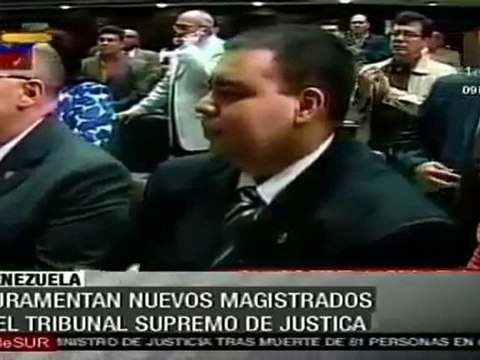 Juramentan magistrados del Tribunal Supremo de Justicia de Venezuela