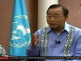 Entrevista exclusiva con Ban Ki-Moon, Secretario General de la ONU