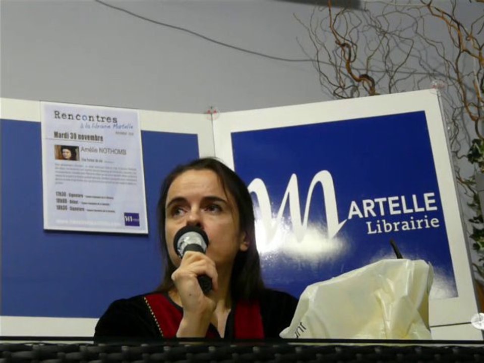 Amélie NOTHOMB Librairie Martelle - 2eme partie - 30112010