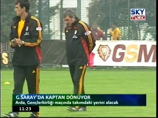 Galatasaray'da Kaptan Dönüyor