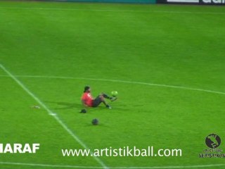 CHARAF demo foot freestyle lors du match (FRANCE vs ITALIE)