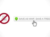Save as WWF, the Green PDF that Saves Trees