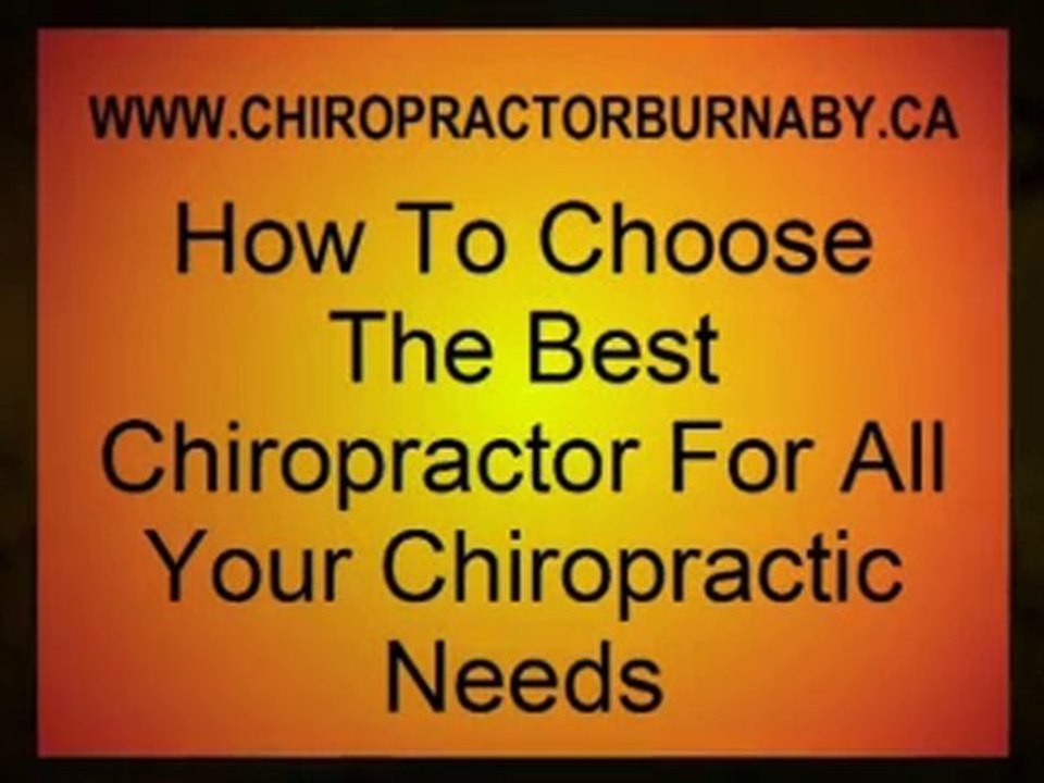 Chiropractors In Burnaby- Get Help For Your Pain And Stiffn