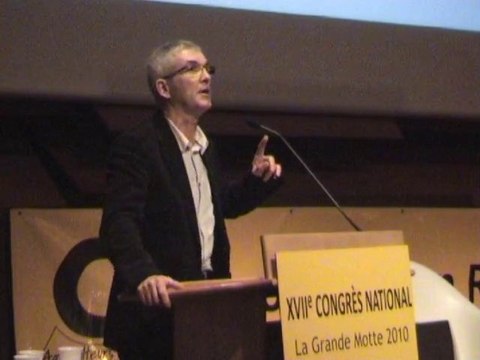 Bernard Lannes, discours lors du congrès de la CR (partie 2)