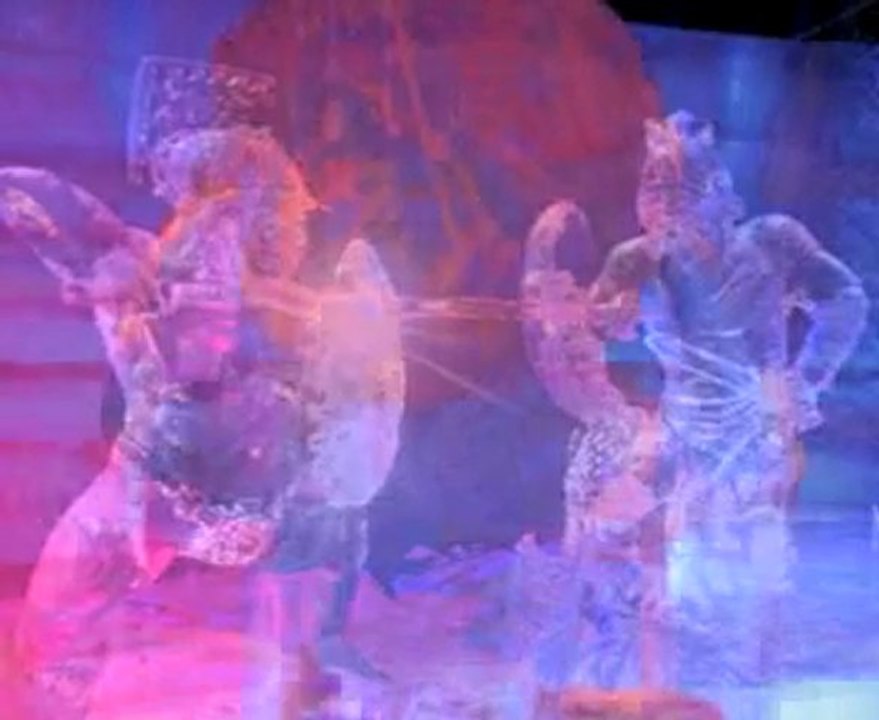 SCULPTURES de GLACE montage RENÉE-FRANCE GHARBI-BOURDARIE