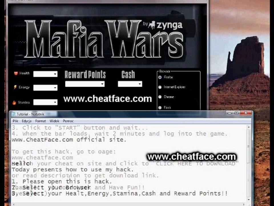 Mafia Wars - Latest cheats Free Reward points Cash HP Energy