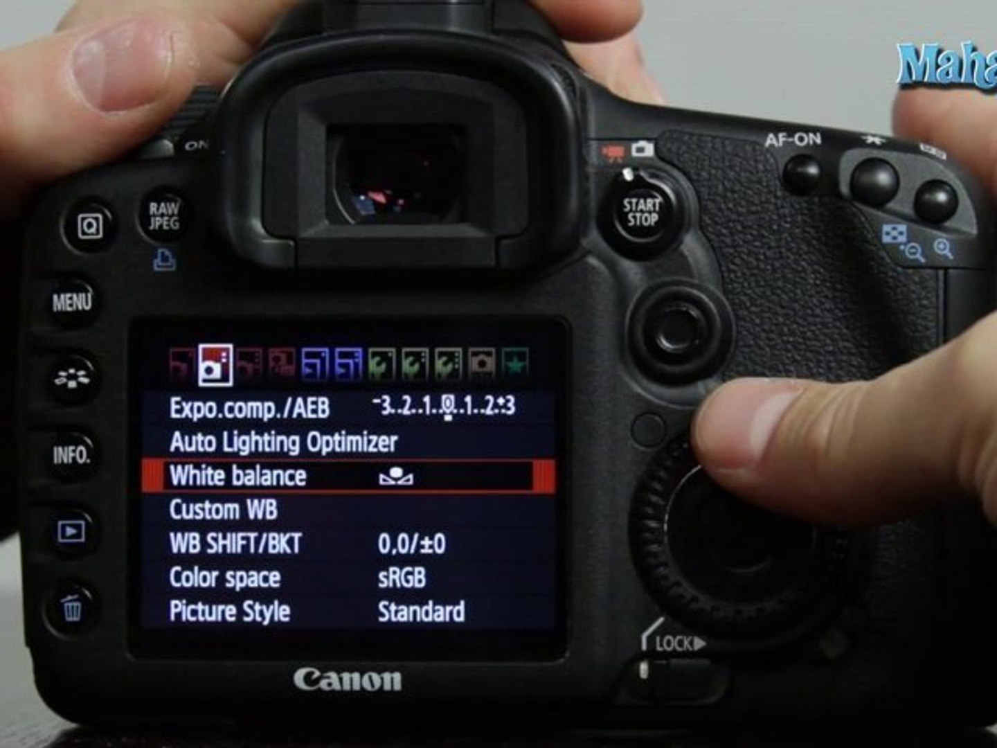 How to Set the Custom White Balance on a Canon 7D - video Dailymotion