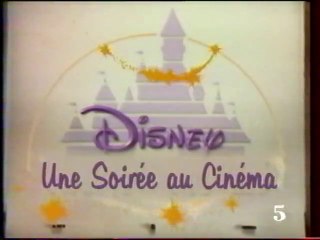 Génerique Disney Une Soirée Au Cinema Du 24 Avril 1991 LA 5