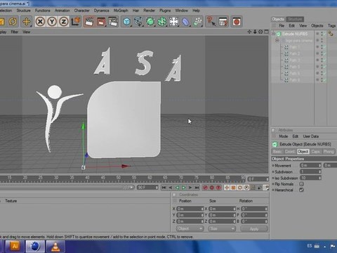 Crear logos en 3D - Tutorial Cinema 4D PARTE1