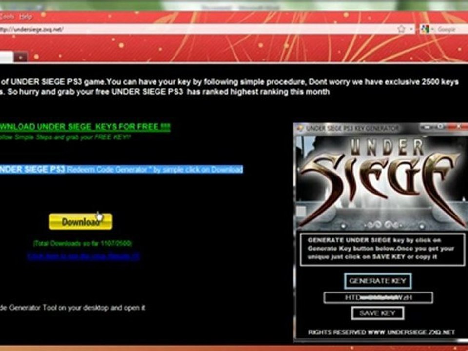 FREE SERIAL KEYS UNDER SIEGE DECEMBER EDITION