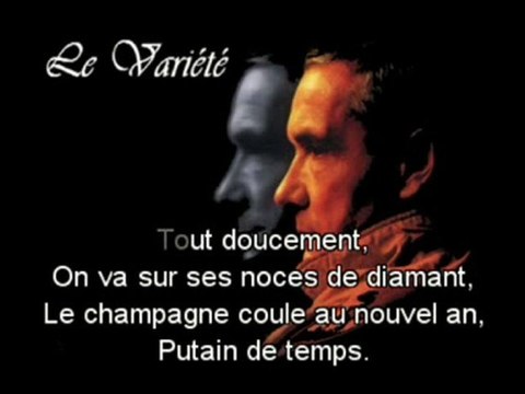 karaoke - Putain de temps de SARDOU