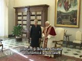 Benedict al XVI-lea l-a primit pe preşedintele Lituaniei