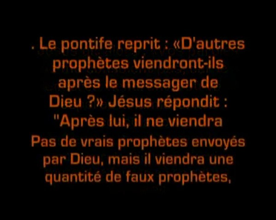 L'évangile caché par les chrétiens