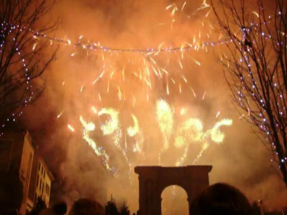 Fête de l'hiver Oyonnax 2010 Feu D'artifice Part 6