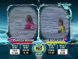 2010 Rip Curl Pro Portugal - Carissa Moore Advances Semis