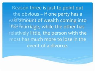 Reasons Why You Need a Prenuptial Agreement.