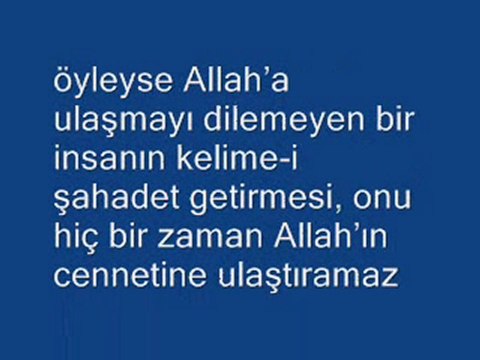 FERHAT BAŞTUĞ LAİLAHE İLLALLAH DİYEN CENNETE GİDERMİ