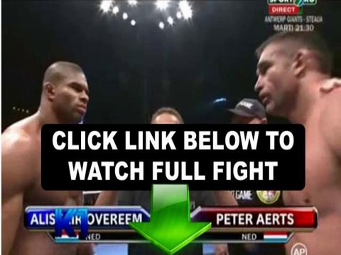 Peter Aerts vs Alistair Overeem K1 World GP 2010 Final