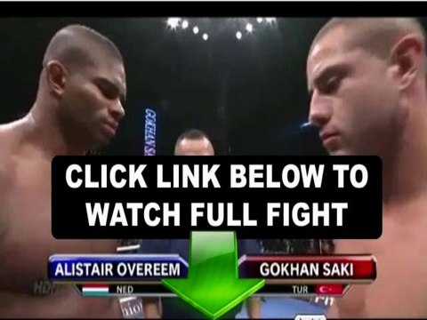 Alistair Overeem vs Gokhan Saki Video K1 World GP 2010 Final