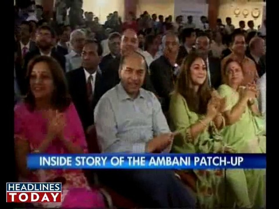 Ambani brothers set for a patch-up - Part 1