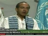 Calderón: Nueva era de cooperación en el cambio climático