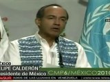 Calderón: Nueva era de cooperación en el cambio climático