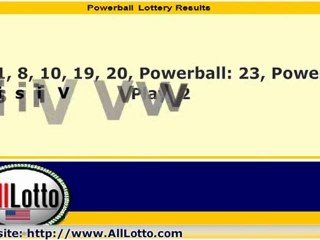 Powerball Lottery Drawing Results for Dec. 11, 2010