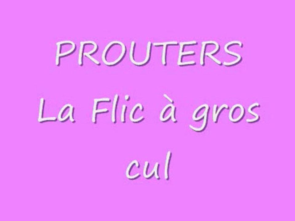 Prouters la flic a gros cul