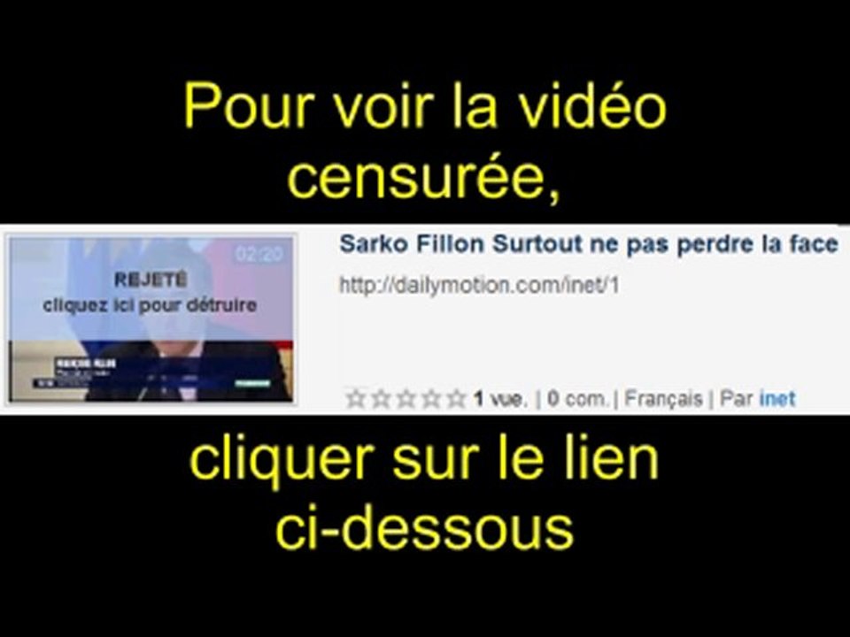 DailyCensure de ' Sarko Fillon Surtout ....face '