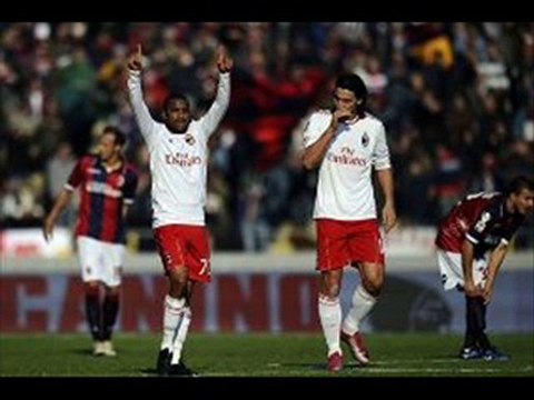 Bologna 0-3 AC Milan Boateng, Robinho, Ibrahimovic scored