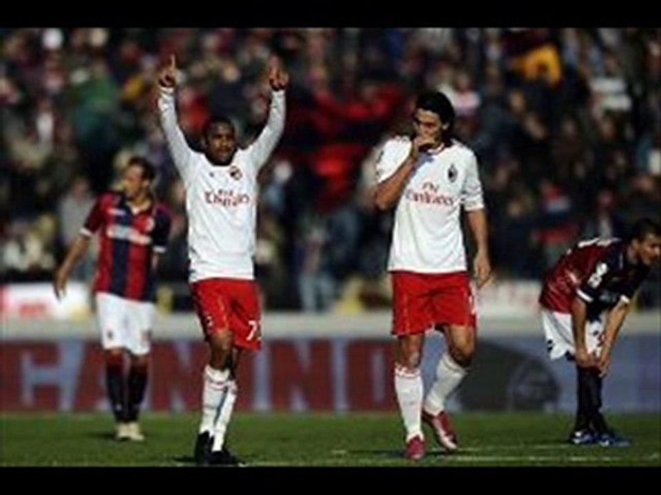 Bologna 0-3 AC Milan Boateng, Robinho, Ibrahimovic scored