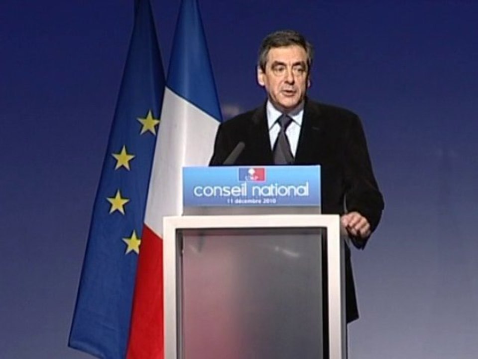 Conseil national UMP : Discours de François FILLON