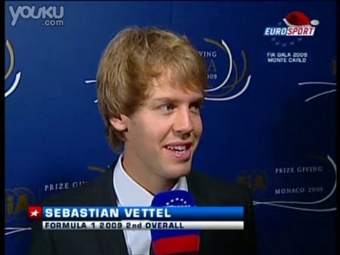 2009 FIA Gala Awards - Sebastian Vettel