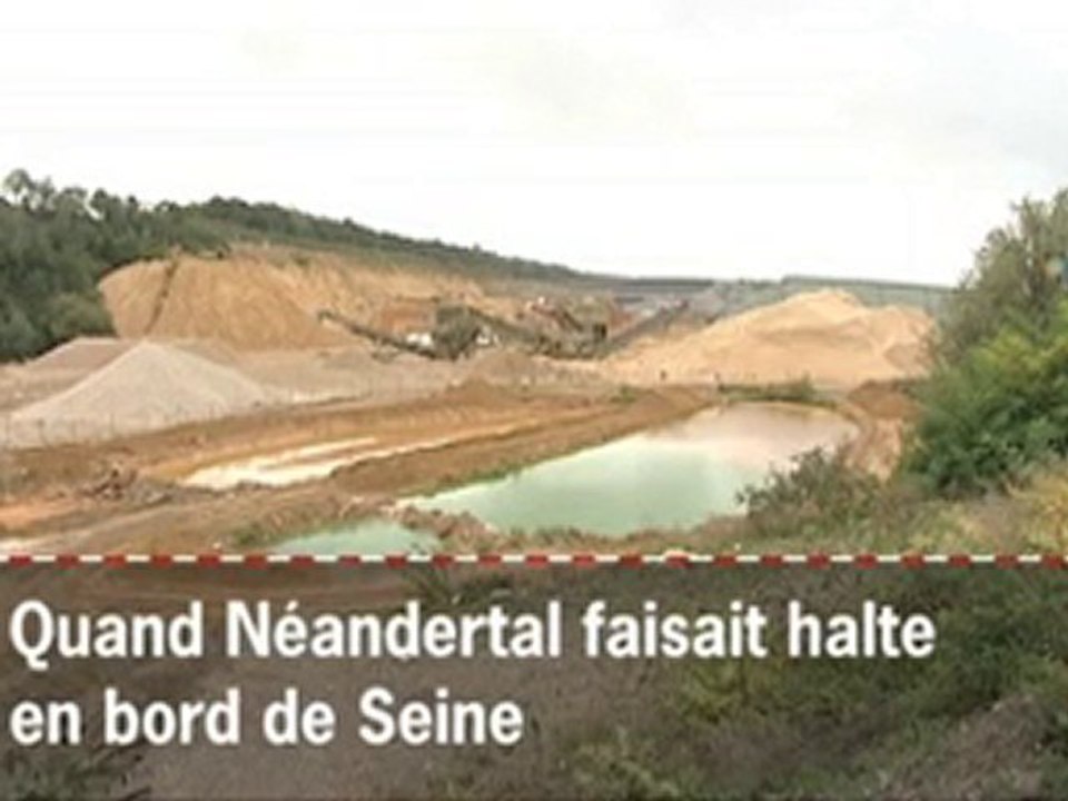 Quand Néandertal faisait halte en bord de Seine