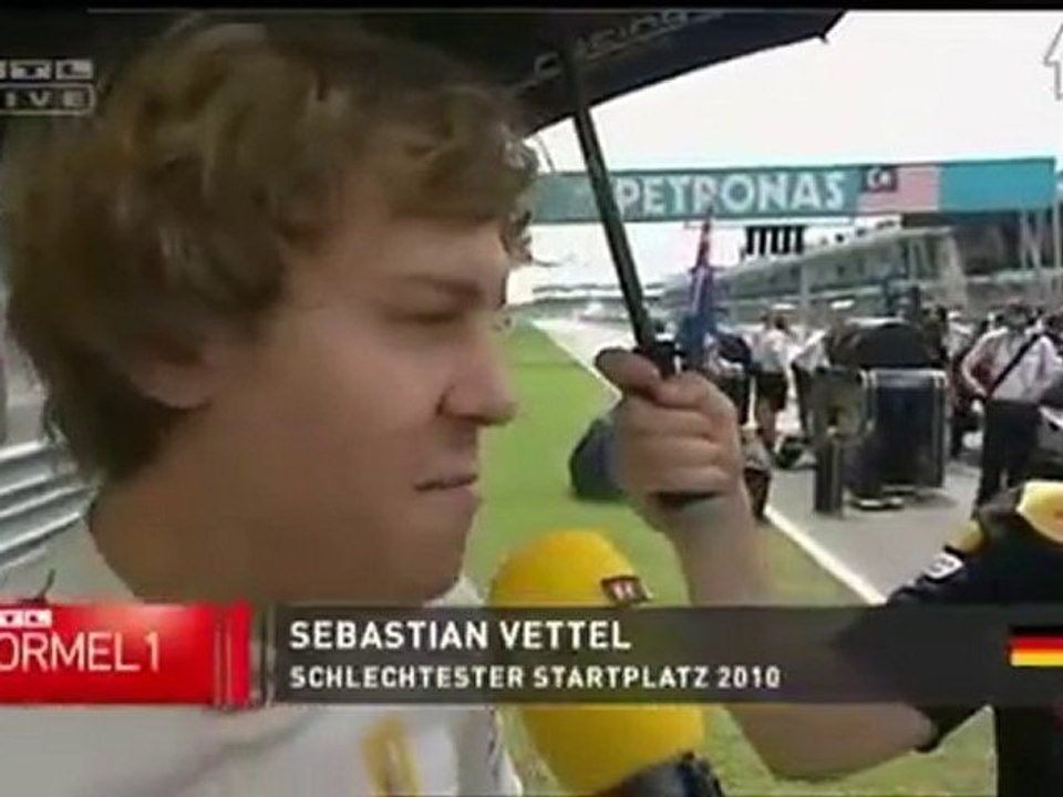 Sebastian Vettel 2010 Malaysian GP Interview