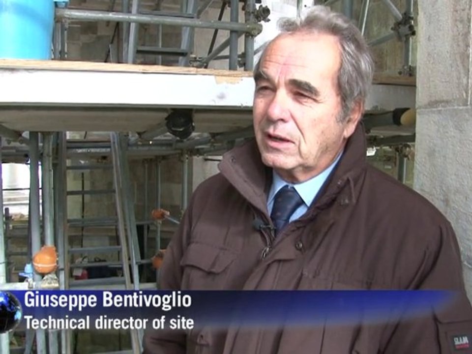 Leaning Tower gleaming after restoration